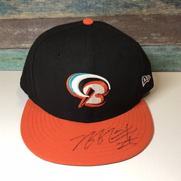 Kim Hyun-Soo signed Bowie Baysox hat Game Used? MILB Baltimore Orioles - Picture 1 of 7